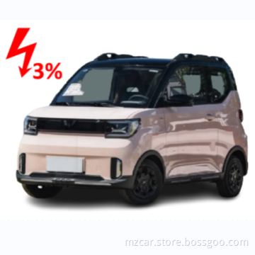 Wuling Hongguang Hot Sale Smart Nieuwe Energie Volwassen vierwiel Mini Elektrische kleine auto gemaakt in China met geschikte productie